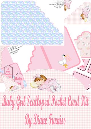 Baby Girl Card Kit