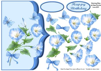 Morning Glory Card Front