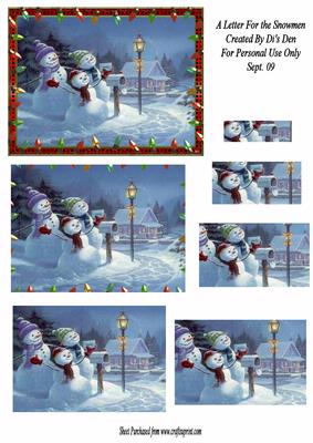 A Letter for the Snowmen