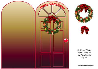 Christmas Wreath Front Door