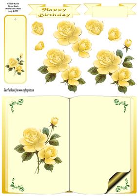 Yellow Rose's Open Book