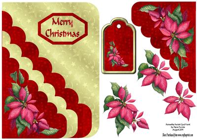 Poinsettia Pocket Card Front