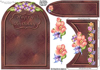 Floral Birthday Pocket Card