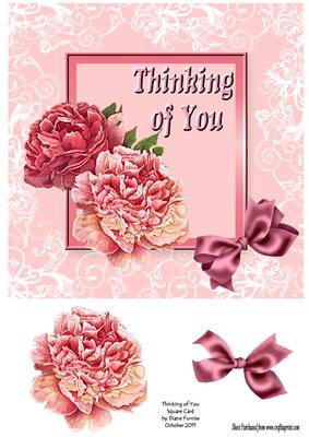 Thinking of You Square Card