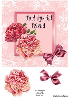 Special Friend Square Card