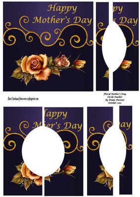 Mother's Day Floral Circle Stacker