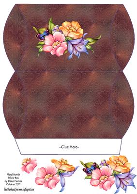 Floral Bunch Pillow Box