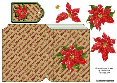 Christmas Poinsettia Book