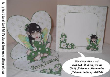 Fairy Heart Easel Card Kit