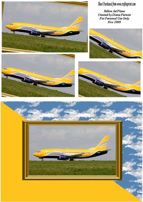 Yellow Jet Plane