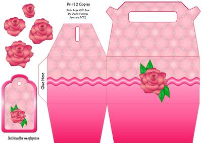 Pink Rose's Gift Box