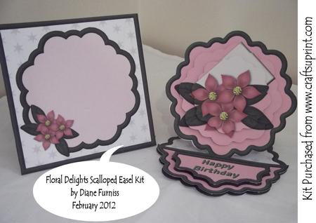 Floral Delights Scalloped Easel Kit