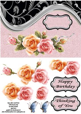 Rosy Glow Card Front