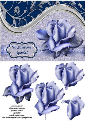 Someone Special Winter Rose Card Front