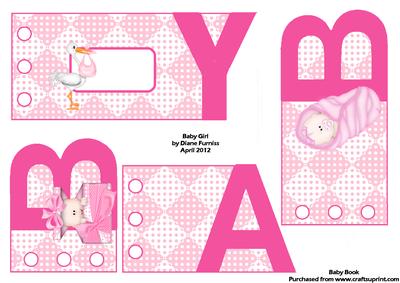 Baby Girl Book Sheet