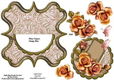 Copper Rose's Over the Top Card