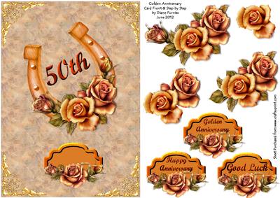 Golden Anniversary Card Front