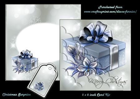 Christmas Surprise 6 x 6 Inch Card Kit