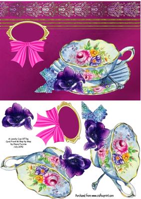A Lovely Cup of Tea Card Front