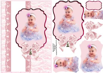Baby Girl Card Front