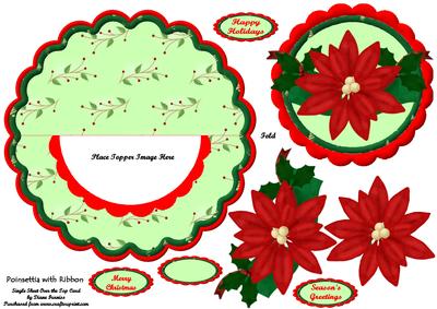 Poinsettia with Robbon