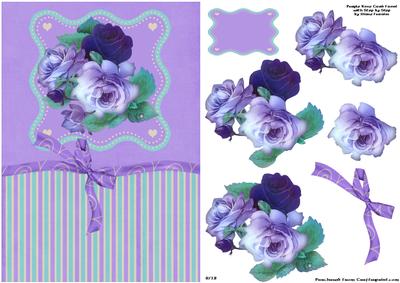 Purple Rose's Card Front