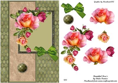 Beautiful Rose's Card Front