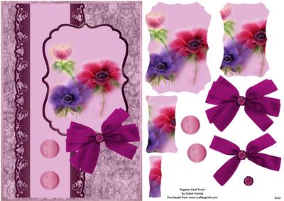 Poppies Card Front