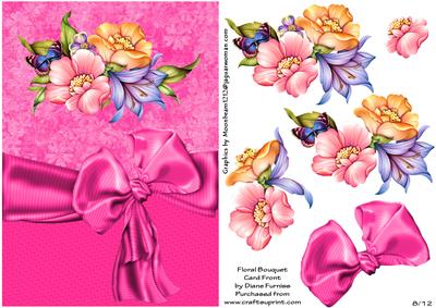 Flroral Bouquet Card Front