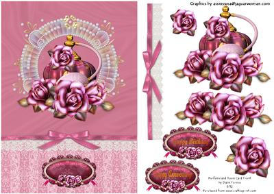 Perfume & Roses Card Front