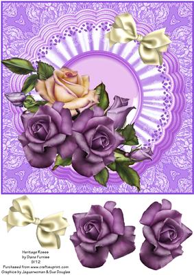 Heritage Roses Card Front