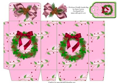 Christmas Wreath Goodie Bag