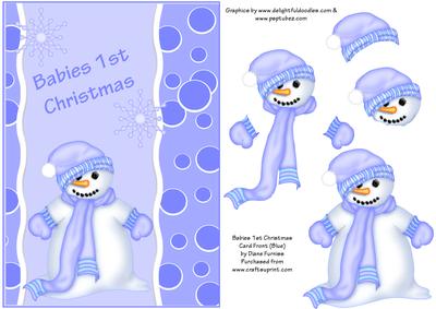 Babies 1st Christmas (blue)