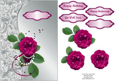 Cerice Rose Card Front
