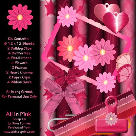 All in Pink Scrap Kit