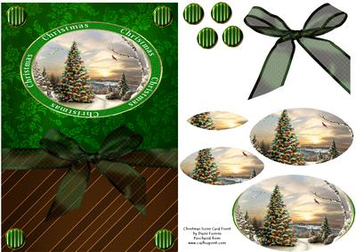Christmas Scene Card Front