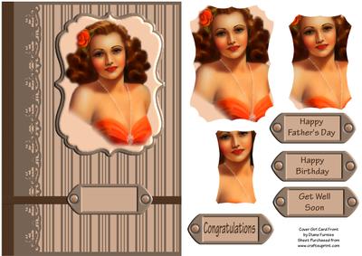 Cover Girl Card Front