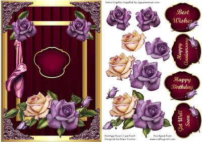 Heritage Roses Card Front