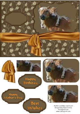 Mother and Baby Card Front