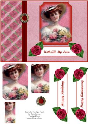 Roses for You Card Front