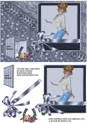 Country Girl Card Front
