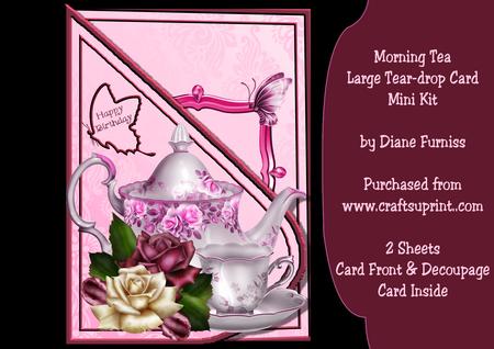 Morning Tea Large Tear-drop Mini Kit