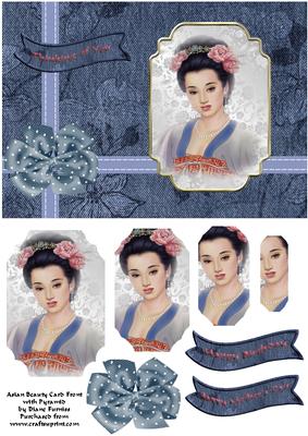 Asian Beauty Card Front