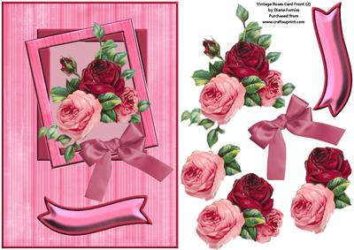 Vintage Roses Card Front (2)