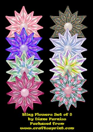 Bling Flowers Combo Kit