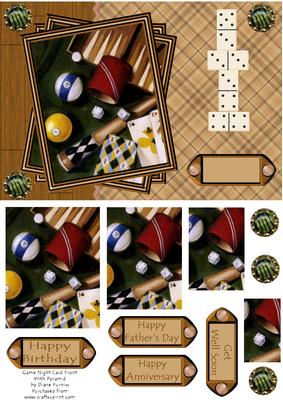 Game Night Card Front