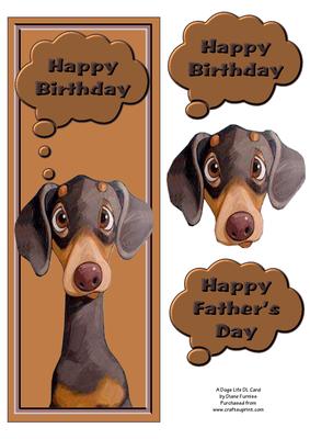 A Dogs Life Dl Card Front