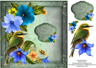 Beautiful Pentunia's Card Front