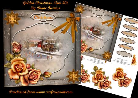Golden Christmas Mini Kit
