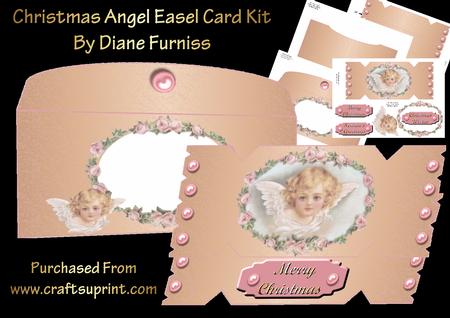 Christmas Angel Easel Card Kit